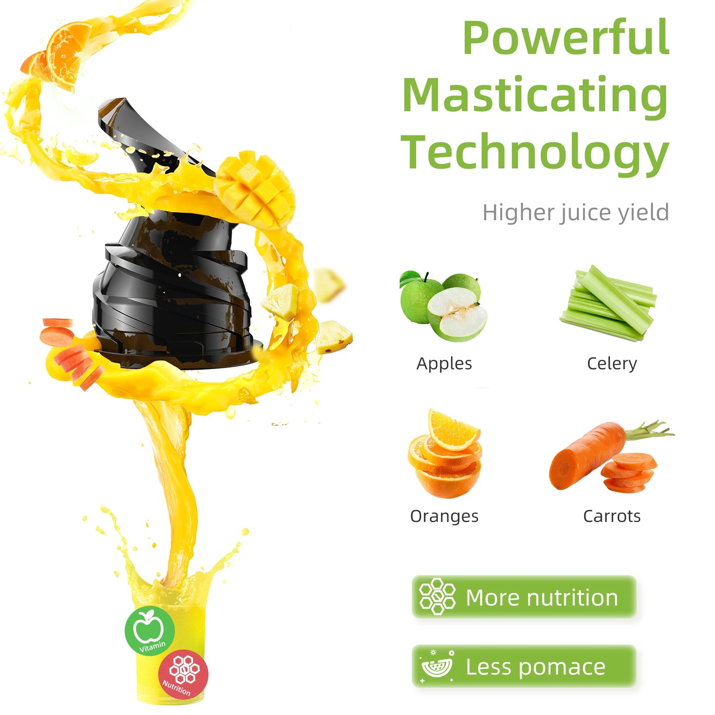 Freshio Cold Press Juicer Pro