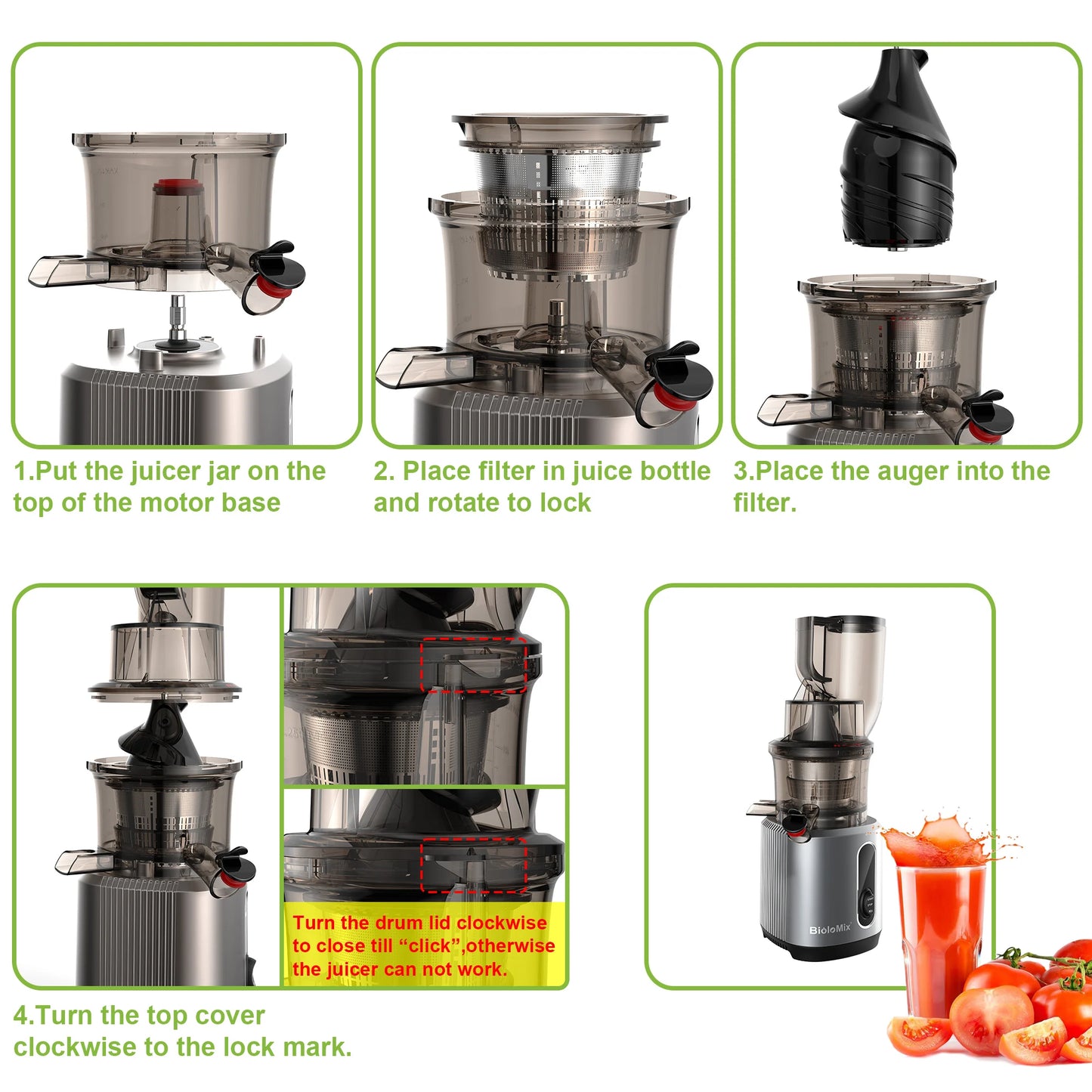 Freshio Slow Press Juicer Pro