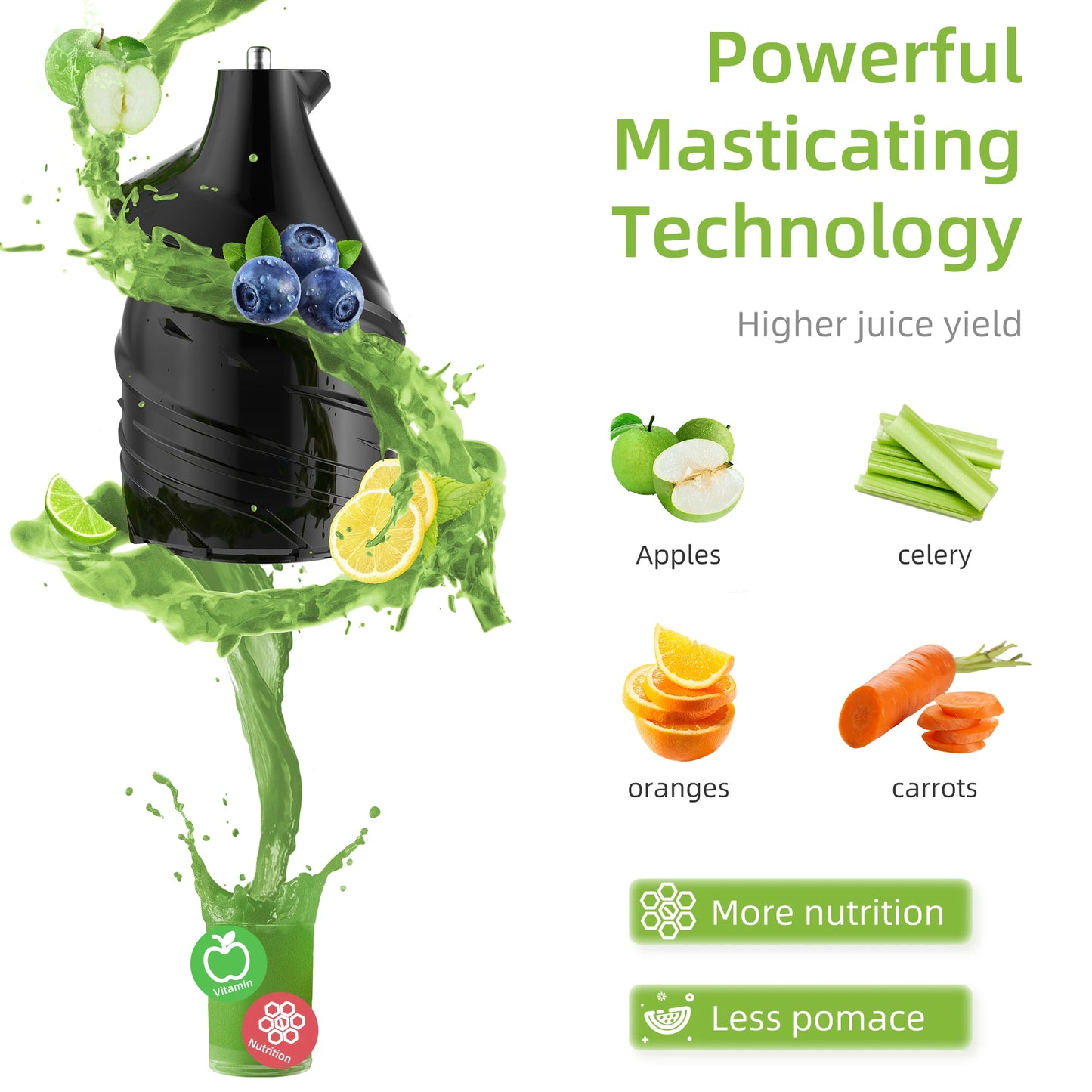 Freshio Slow Press Juicer Pro